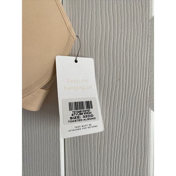 Lively Womens Toasted Almond Tan Bra Size 32DD NEW T Shirt Bra - Picture 4 of 7